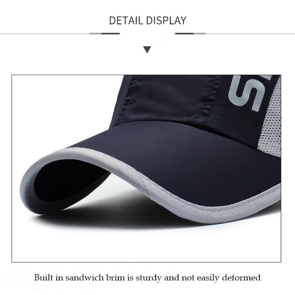 Quick Drying Baseball Cap Breathable Climbing Hat Casual UV Protection Cap Unisex