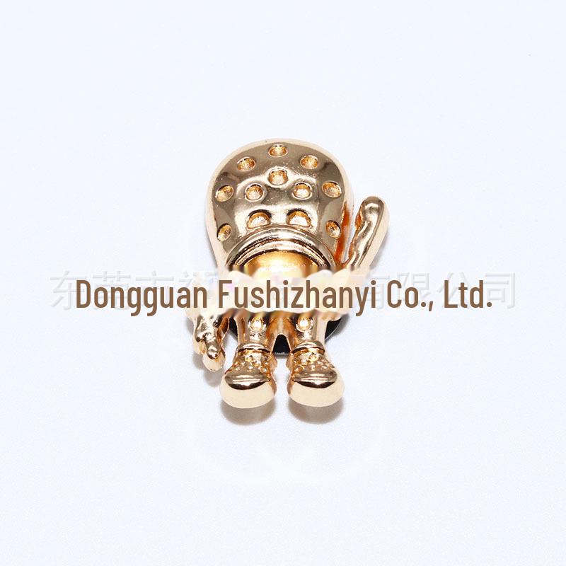 2024 Золотая металлическая пряжка для обуви в виде цветка Аксессуары для DIY и торговых центров