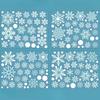 1 Sheet Snowflake Static Cling Glass Stickers Merry Christmas Decoration Home Decor Snowflake Window Stickers New Year Wallpape