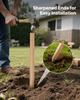 Wooden Garden Stakes, 25 Pcs 19.05×19.05×914.4 mm Survey Grading Stakes, Garden Ground Stake with Sharp Point, Fir Wood Plant Support Stake, Sign