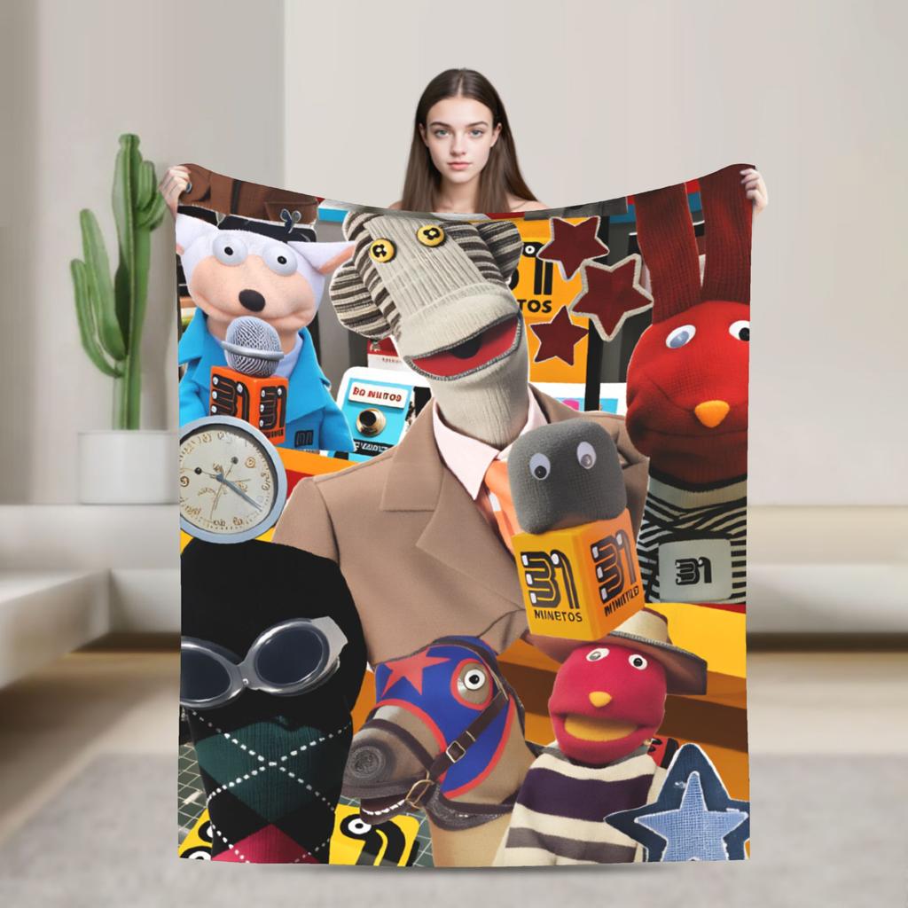 Comedy 31 Minutos Sketches Blanket Quality Warm Bedding Throws Winter Airplane Travel Couch Chair Novelty Bedspread