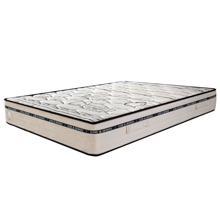 Mattress 140x200 Cm, BestLuxe, 24cm, Memory Foam, Independent Sleeping Position, Summer/winter Side