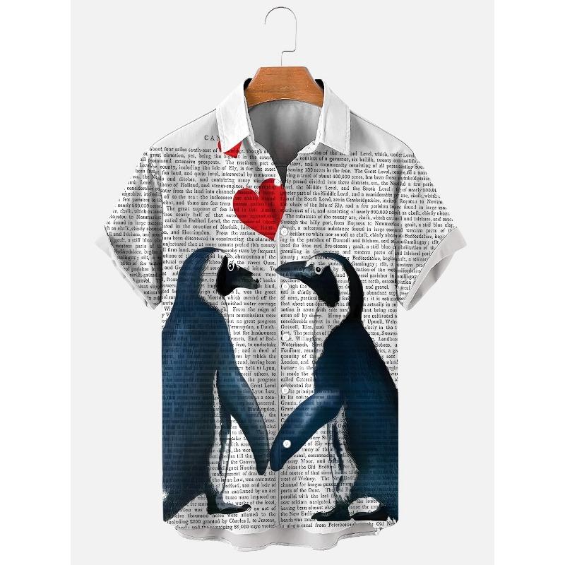 Модные летние рубашки с принтом черепахи Гавайские рубашки на пуговицах Мужские летние пляжные рубашки с коротким рукавом Повседневные мужские рубашки с лацканами