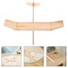 Unfinished Wooden Plane Toy Diy Paint Plane Craft 3d Airplane Make Your Own Wood Airplane Model For Kids Handicraft School Art Projects Carnival Party