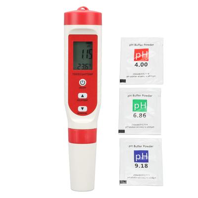 Цифровой тестер воды ручка 4 в 1 PH TDS EC Temp Meter IP65 Водонепроницаемый многофункциональный тестер воды