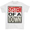 System Of A Down Unisex Adult Stacked Logo T-Shirt
