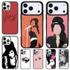Чехол для телефона Amy Winehouse для iPhone 17 Air 16 15 11 12 14 13 Pro Max Ударопрочный чехол
