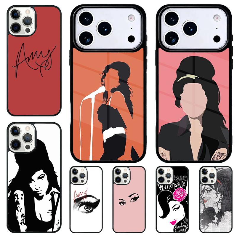 Чехол для телефона Amy Winehouse для iPhone 17 Air 16 15 11 12 14 13 Pro Max Ударопрочный чехол