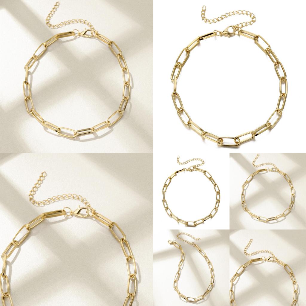 Stylish Minimalist Chain Necklace For Women With Geometric Design Perfect For Events