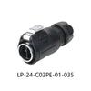 Cnlinko LP24 IP67 Waterproof Circular Bayonet Male Female Plug Socket 3 4 10 12 19 24 Pin 45A for Industrial Automation System