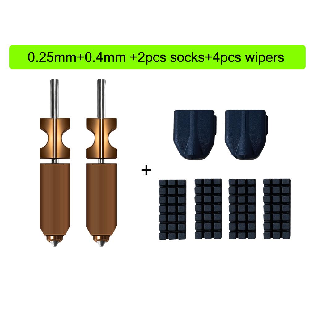 New For FlashForge Ad5x Nozzle Hardened 0.25 0.4 0.6 0.8 Adverturer Ad5x Flashforge Extruder Ad5x Hotend 3d Printer Accessories