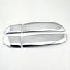 A pair car exterior front chrome side air vent outlet cover trim Side Fender Shark shell caps for Jaguar XF XFR X250 08-11