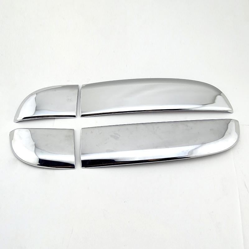 A pair car exterior front chrome side air vent outlet cover trim Side Fender Shark shell caps for Jaguar XF XFR X250 08-11