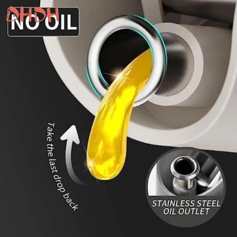 Премиальная стеклянная бутылка для масла, герметичный кухонный контейнер для хранения оливкового масла, соевого соуса, жидкости, дизайн без капель