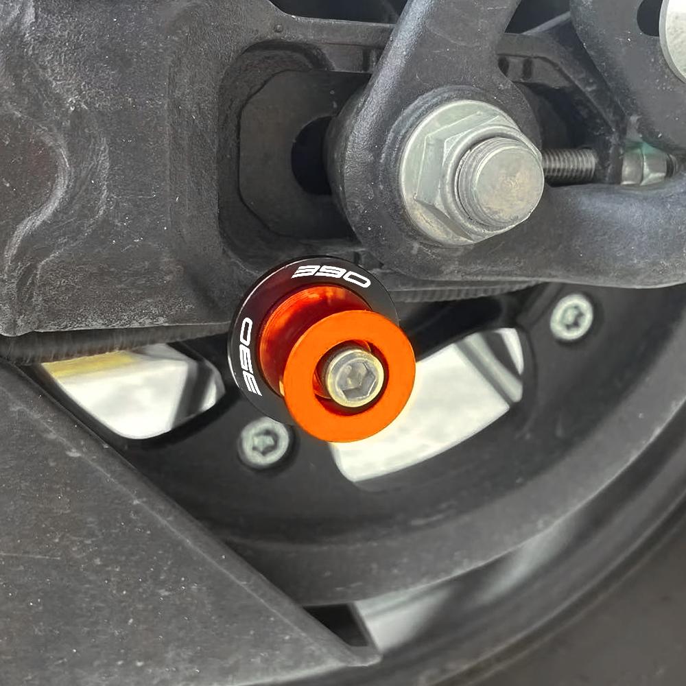 M10 CNC Swing Arm For KTM Duke390 Duke 390 2017-2023 2022 390 Duke RC 390 Motorcycle Accessories Swingarm Spools Stand Screw
