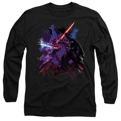 Star Wars Unisex Adult Obi Wan Kenobi Vader Painted T-Shirt