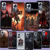 Игровой чехол для телефона Bloodborne для Xiaomi Poco X3 NFC X4 GT M3 M4 M5 M5S X7 X6 X5 F6 Pro F5 F4 Mi F3 F2 Чехол TPU Capa Coque Прозрачный P