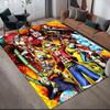 One Piece Straw Hat Crew Full Anti-Slip Rug, Rectangular Carpet for Bedroom, Sofa & Game Zone