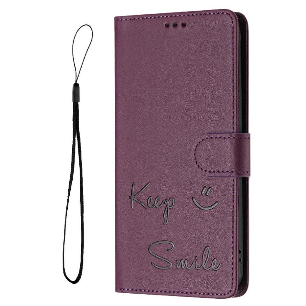 (Purple) Case for Motorola Moto G35 Rfid Blocking Flip Cover Pu Leather Card Holder Wallet