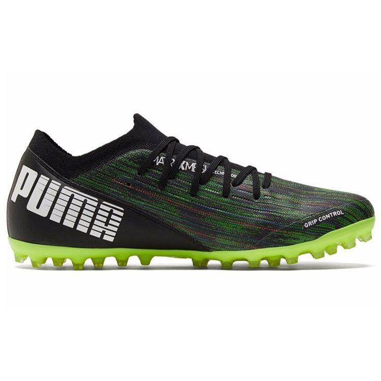 Puma Ultra 3.2 Mg Spectra Round Toe Lace-Up Mg (Rubber Short Studs) Soccer Shoes Men Soccer Shoes Black 106350-02