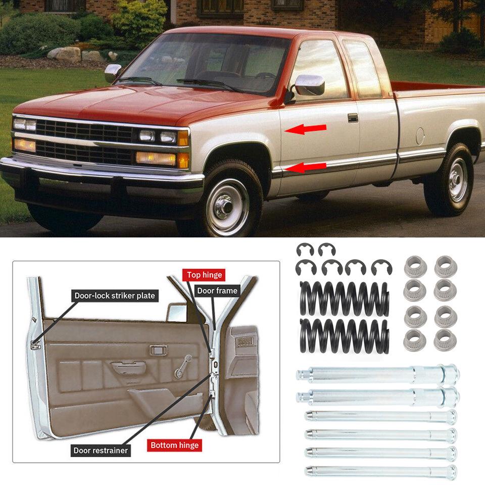 Комплект шкворней и втулок передней двери для пикапа Chevrolet C1500 (1988-1999)