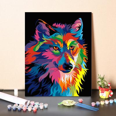 DIY Живопись по номерам Искусство Цифры Масляная живопись Домашнее украшение Холст Цифровая масляная живопись
