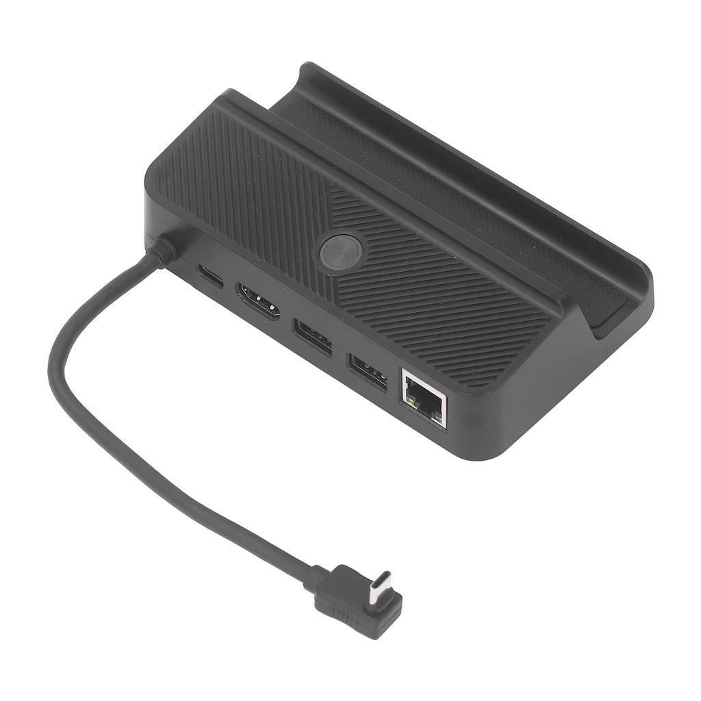 Док-станция черная 6 в 1 зарядная база RGB светодиодный концентратор док-станция для Steam Deck RGB