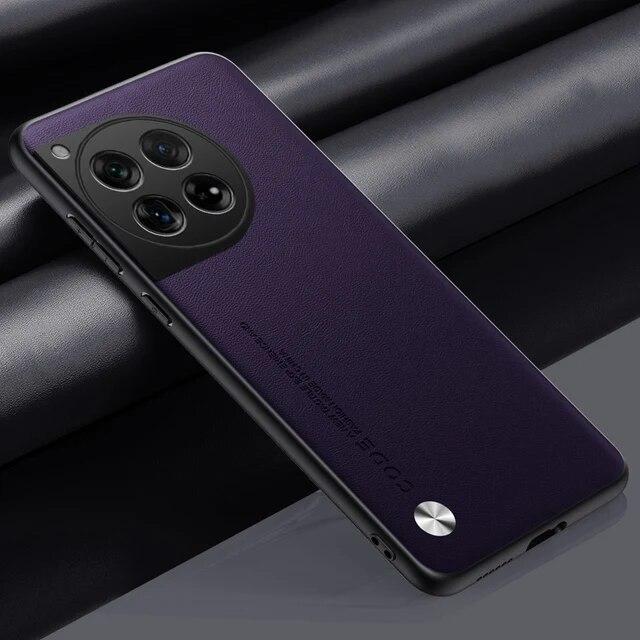 Обычный чехол для телефона из искусственной кожи для Oneplus 12 11 11R ACE 2 Pro, ультратонкий матовый силиконовый бампер, противоударный чехол с мягким краем для One Plus 12 1 + 12