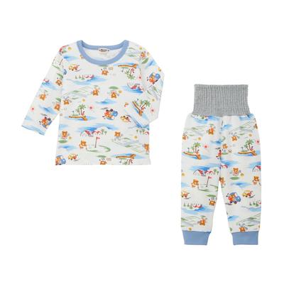 MIKIHOUSE HOT BISCUITS Лонгслив Пижама для Мальчиков и Девочек, Мультиколор, Размер Недоступен, 70-7339-146