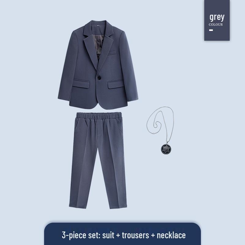 Повседневный комплект блейзера для мальчика на весну/лето - Наряд для малыша для приема гостей и фотосессии, Свадебный костюм для мальчика с цветами