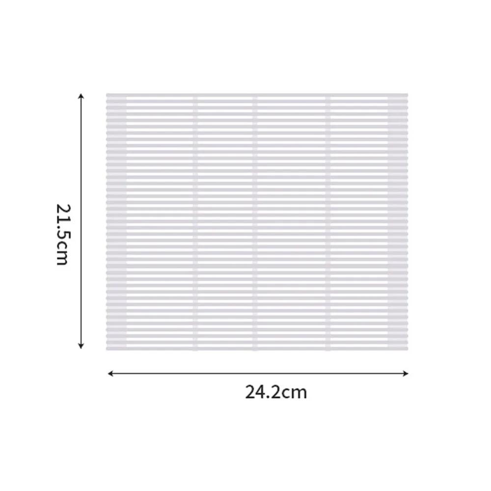 Пластиковая занавеска для суши DIY силиконовые коврики для суши-роллов, моющиеся многоразовые коврики для суши-роллов, коврик для еды, подставка для рисового пирога