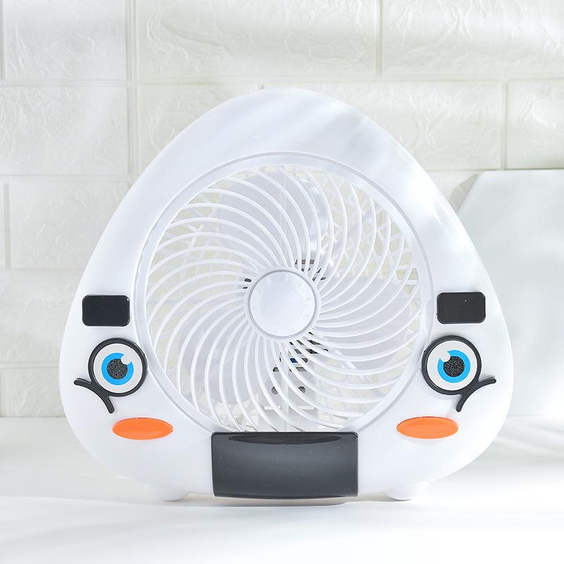 Cute Cartoon Mini Desktop Fan for Office or Dormitory