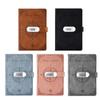 Diary Book A5 Notebook With Lock Stationery Travelers Journal Retro Password Notebook  Student