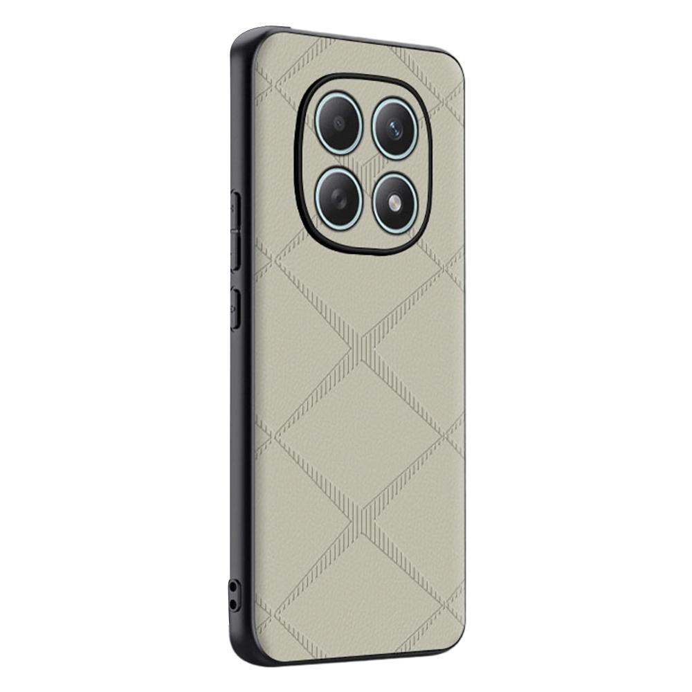 Чехол для телефона для Xiaomi Poco M8 5G/Redmi Note 15 5G (Глобальный)/15 4G (Глобальный) Чехол для телефона с X-образным узором из ТПУ, ПУ кожи и ПК, противоударный