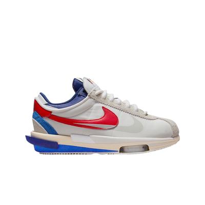 Мужские кроссовки X Sacai Zoom Cortez SP White и University Red DQ0581-100