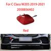 Front Bar trailer cover front bumper traction hook hole cove For Mercedes-benz C-class W205 2058856402