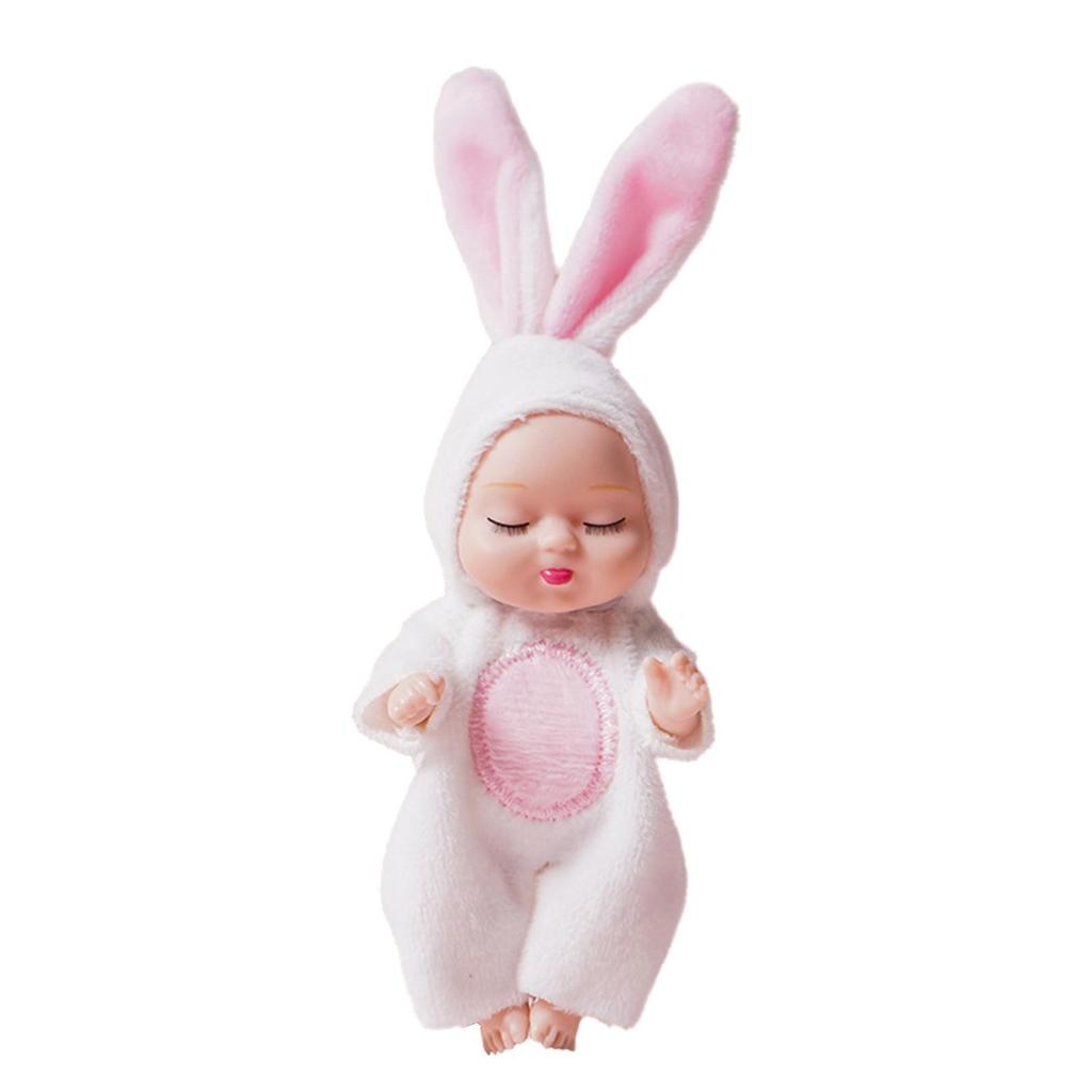 Набор из 6 кукол-младенцев 4 дюйма, реалистичные игрушки-младенцы с милой одеждой для кукол ручной работы для детей от 3 лет