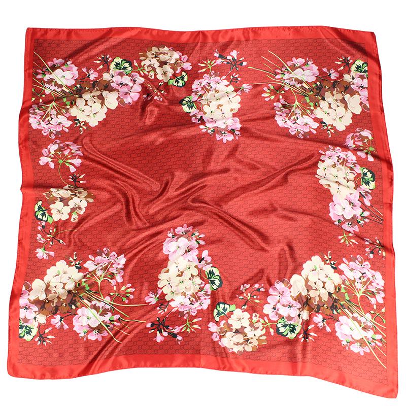 High-quality Luxurious Silk Scarves Headband Scarfs Neck Scarf For Women Chain Silk Scarf Women's Decorative Shawl