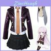Костюм для косплея Danganronpa Кёко Киригири, комплект платья с потрясающим фиолетовым дизайном