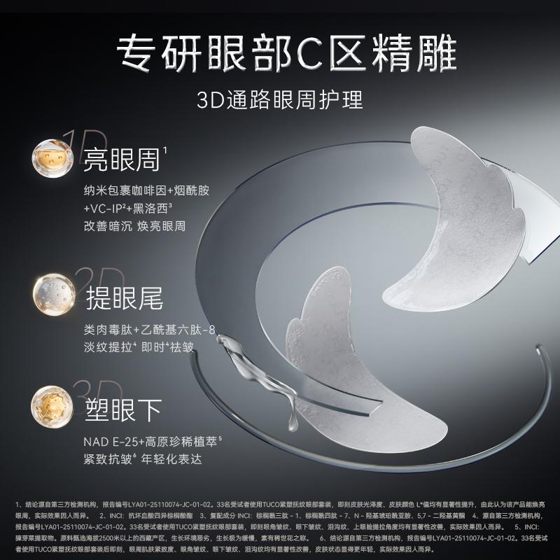 [Eyes tightening and texture smoothing] Feathered eye mask anti wrinkle and firming, fade fine lines, pouch, fishtail lines, eye essence