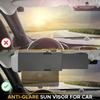 Universal Car Sun Visor Sunshade Extendable Anti-glare Block Retractable Black