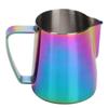 350 мл Нержавеющая сталь Титанизированная чашка для вспенивания молока Кувшин для кофе для латте-арта Цветной