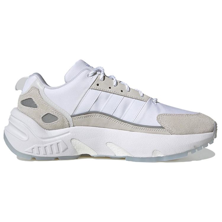 adidas ZX 22 Boost White Светоотражающие кроссовки унисекс Cloud-White HQ8677