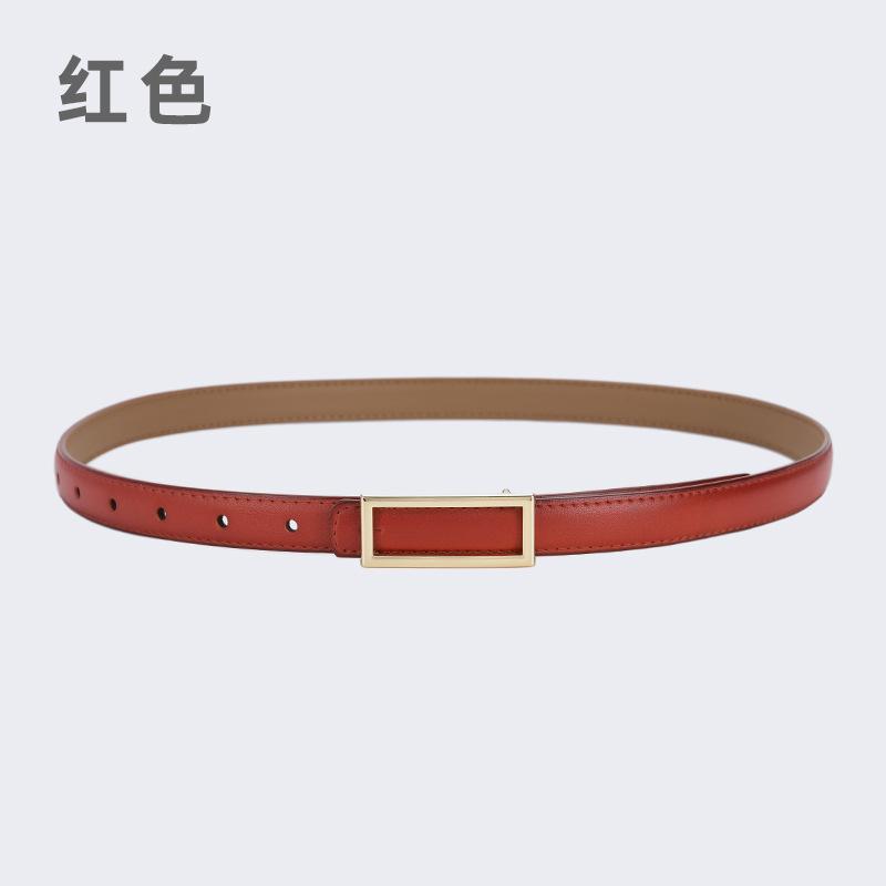 Четыре сезона в наличии новый тонкий пояс для женской юбки кожаный маленький пояс простой подходящий декоративный пояс для студента женский