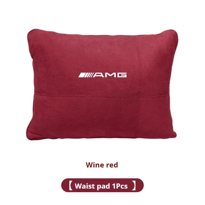 Car Sticker Car Headrest Lumbar Rest Cushion Neck Support Neck Pillow For Mercedes-Benz AMG A C E S V Class Sprinter GLC ML SLK