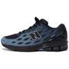 Abrasion Resistant Low Top Running Shoes Unisex Blue Black Sneakers U1906WNS