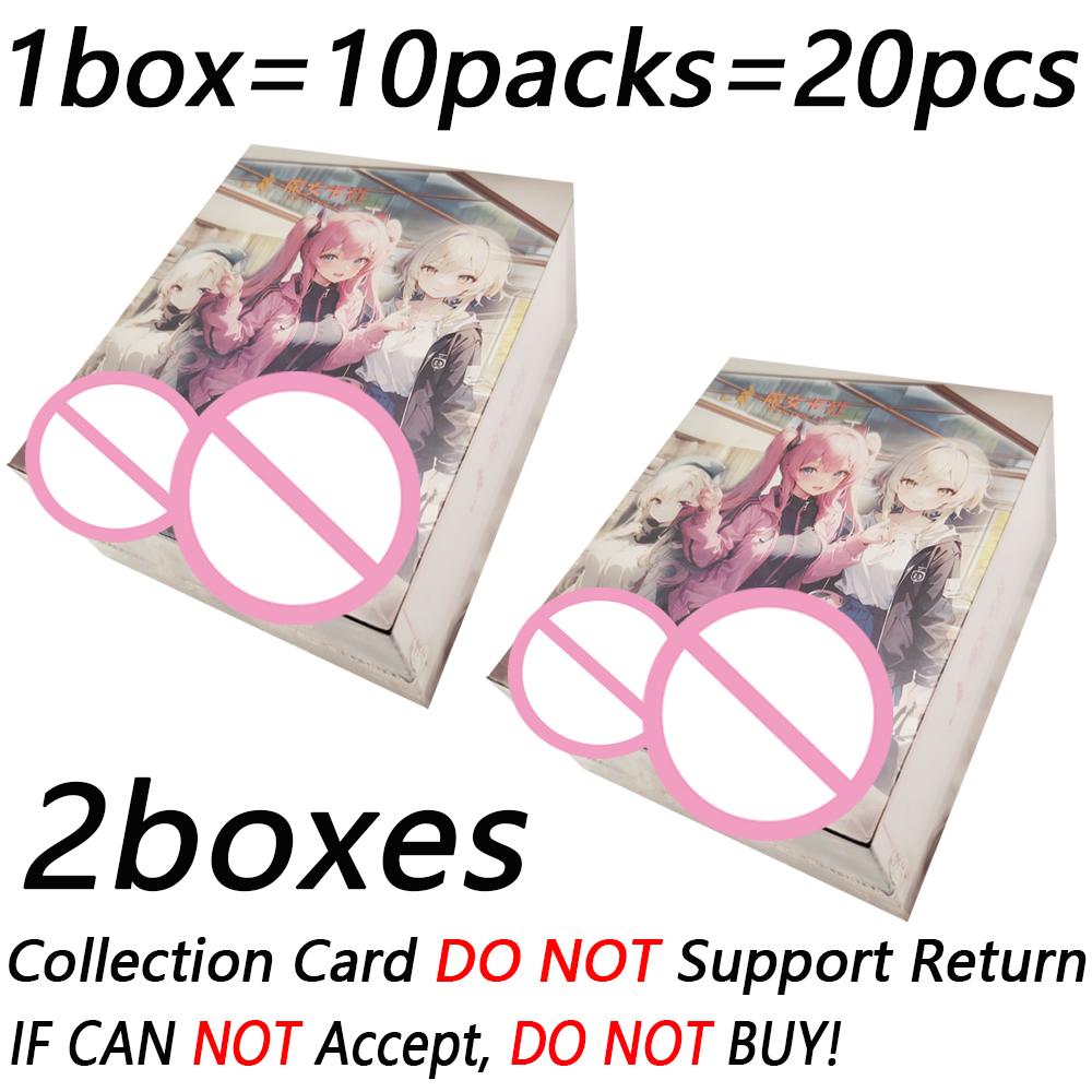 Anime Game Goddess Hobbies Collection Cards Enchanting Charm Character Cute Maid Outfit Series Theme Film Cards Unique Toy Gift