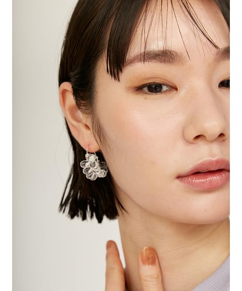 Прозрачные серьги-кольца с подвесками 13WGA252314CLAF