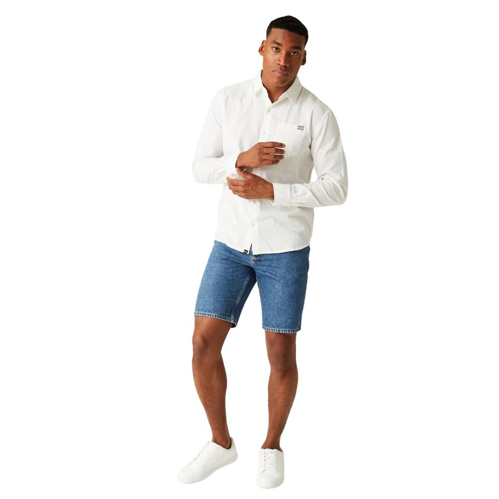 Regatta Мужская льняная рубашка Babbinswood