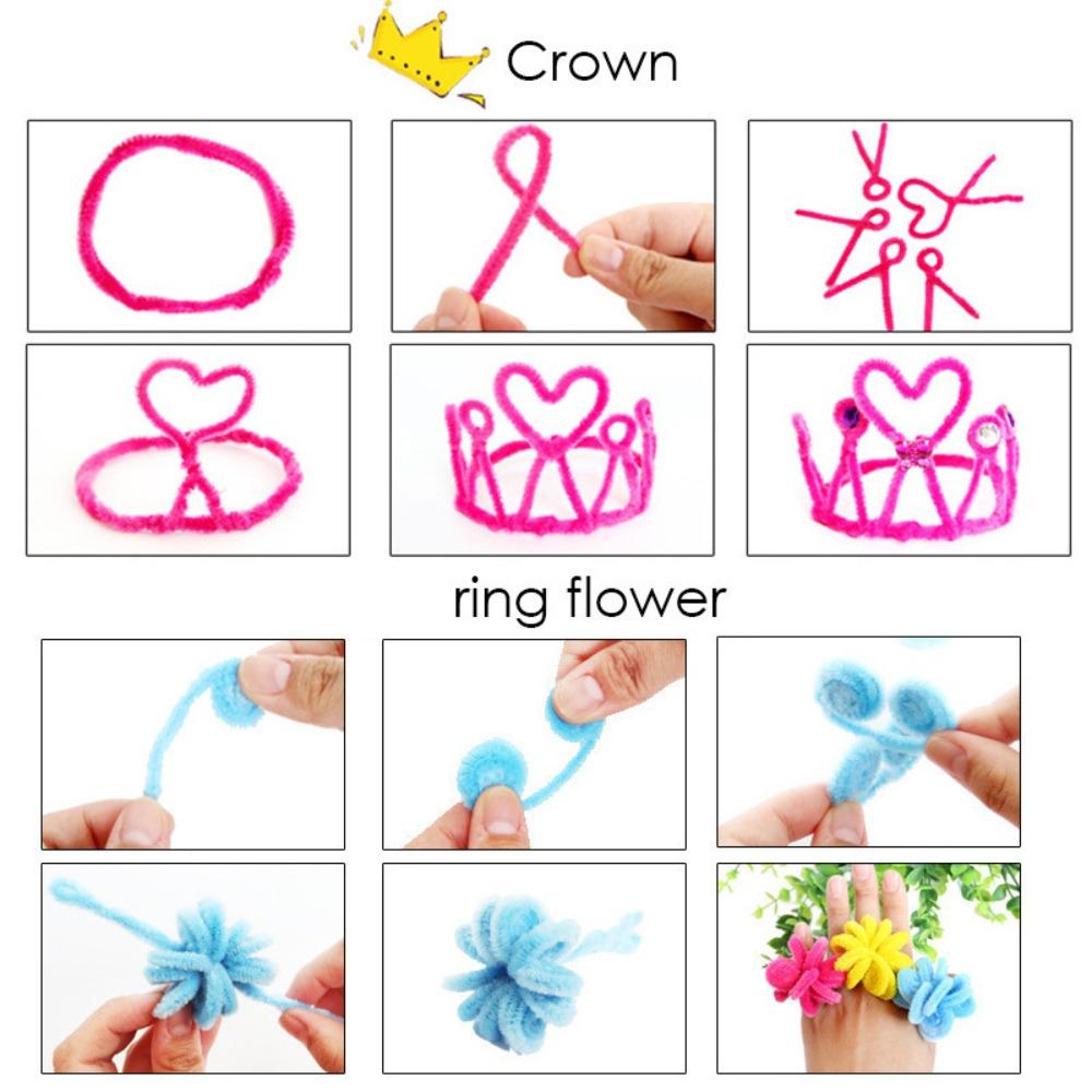 Material Package Macaron Color Fuzzy Wire Encrypted Fur DIY Flower Bouquet New Plush Strip